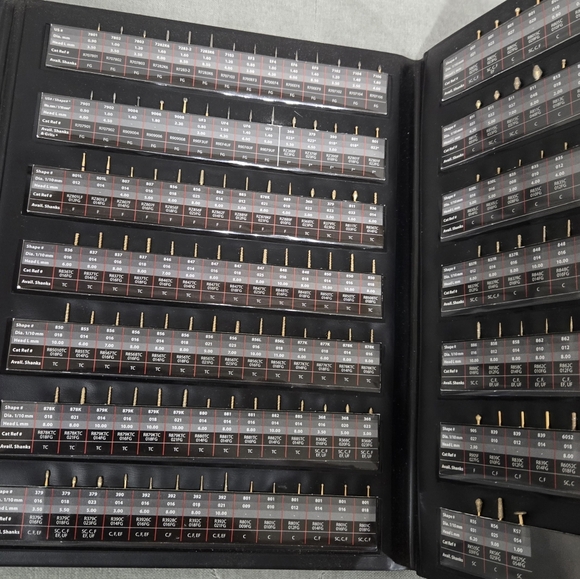 Alpen Rotary instruments burs and diamonds in the organized booklet - Picture 3 of 8